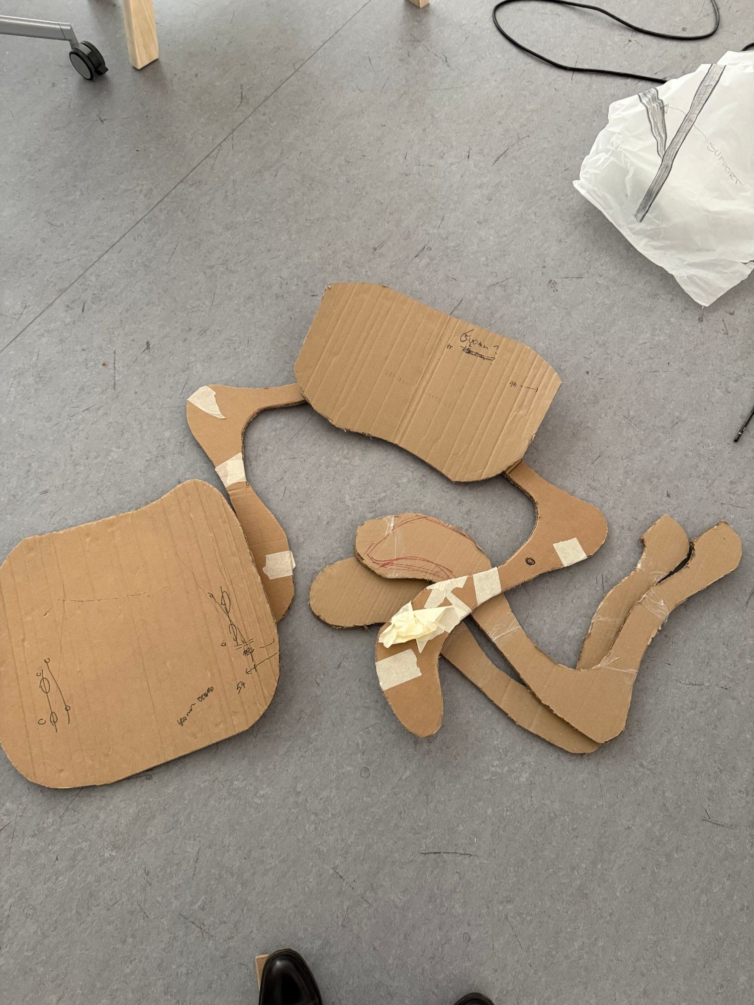 Cardboard templates